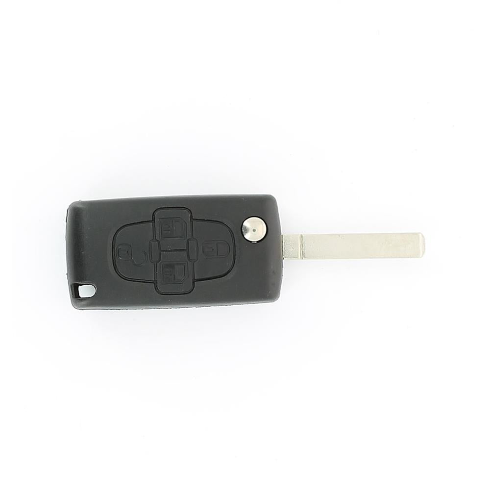 COQUE CLE ADAPTABLE PSA 4 BOUTONS LAME FRAISEE RETRACTABLE 7MM