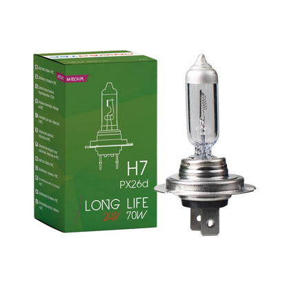 AMPOULE HALOGENE H7 PX26D 24V 70W LONG LIFE (BOITE) X1 MTECH