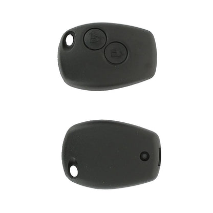 COQUE CLE ADAPTABLE POUR RENAULT 2 BOUTONS LAME CRANTEE KEYSKAR