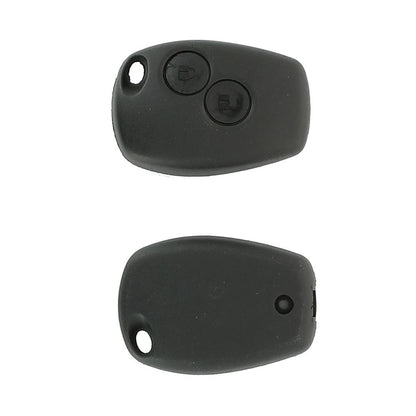 COQUE CLE ADAPTABLE POUR RENAULT 2 BOUTONS  LAME FRAISEE KEYSKAR