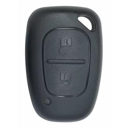 COQUE CLE ADAPTABLE POUR RENAULT 2 BOUTONS LAME CRANTEE KEYSKAR