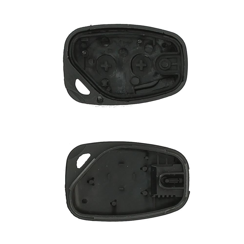 COQUE CLE ADAPTABLE RENAULT 2 BOUTONS LAME CRANTEE FIXE