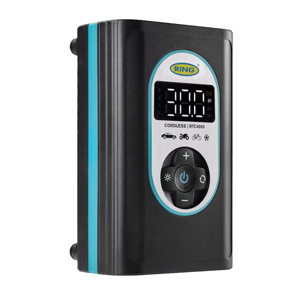 COMPRESSEUR D'AIR AUTONOME 120W RECHARGEABLE  RING