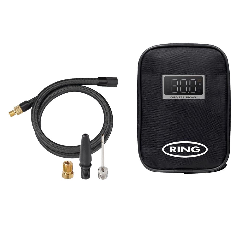 COMPRESSEUR D'AIR AUTONOME 120W RECHARGEABLE  RING