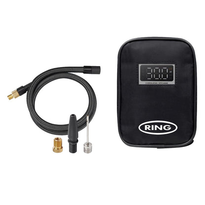 COMPRESSEUR D'AIR AUTONOME 120W RECHARGEABLE  RING