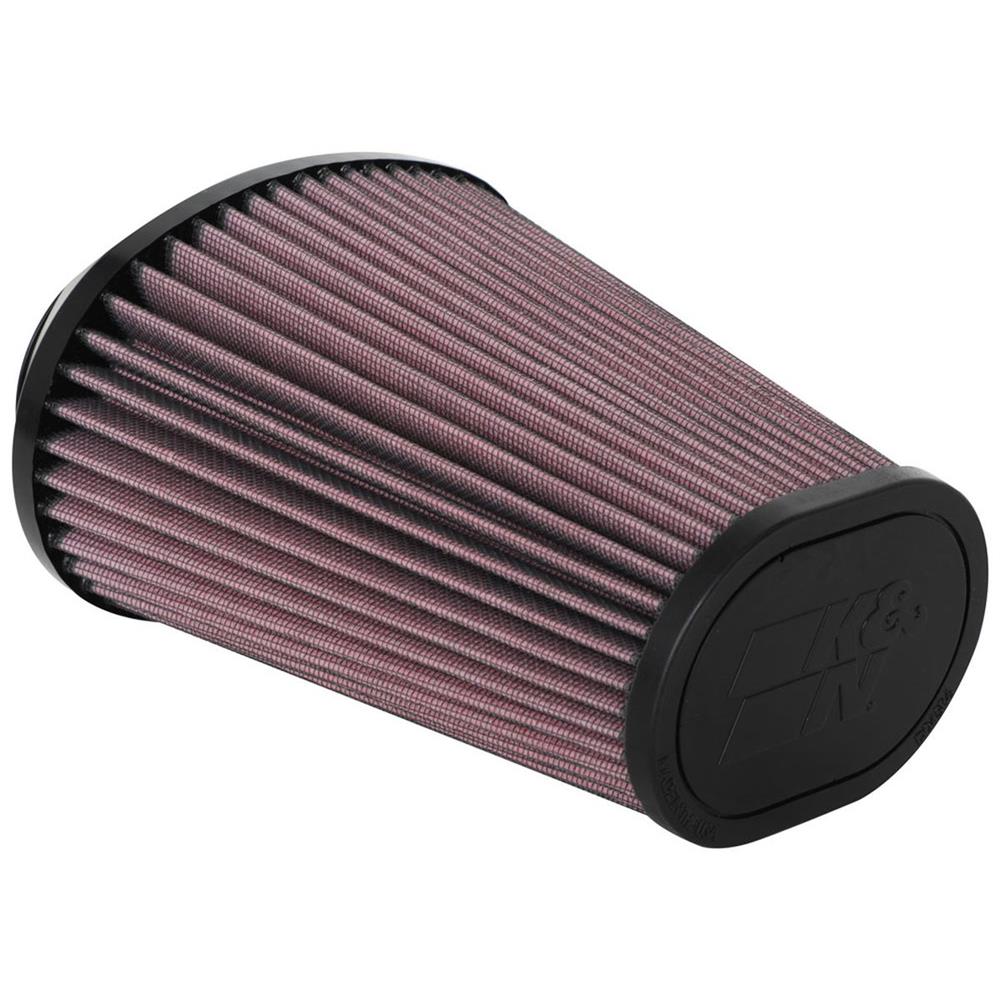 FILTRE A AIR UNIVERSEL OVALE, 6-1/2" X 4-3/4"B, 4-1/2" X 3-1/4"T, 7-1/2"H, K&N