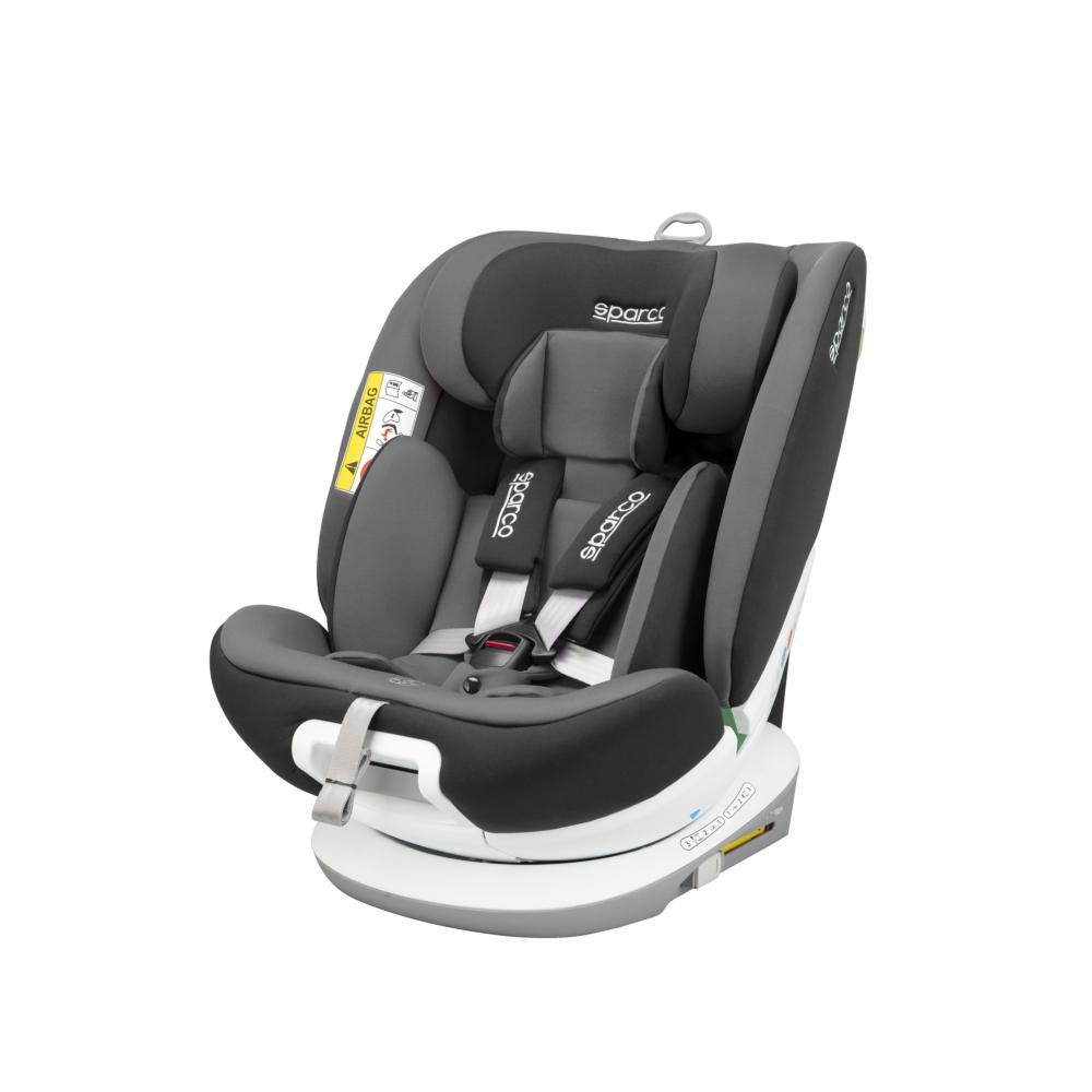SIEGE ENFANT ROTATIF 360° SPARCO ISIZE 40-150CM ECE R129/03 ISOFIX z