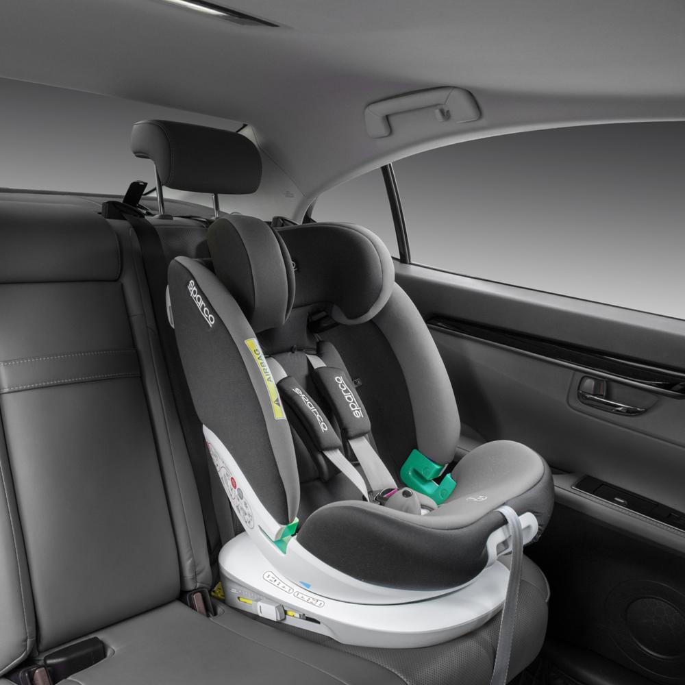 SIEGE ENFANT ROTATIF 360° SPARCO ISIZE 40-150CM ECE R129/03 ISOFIX z