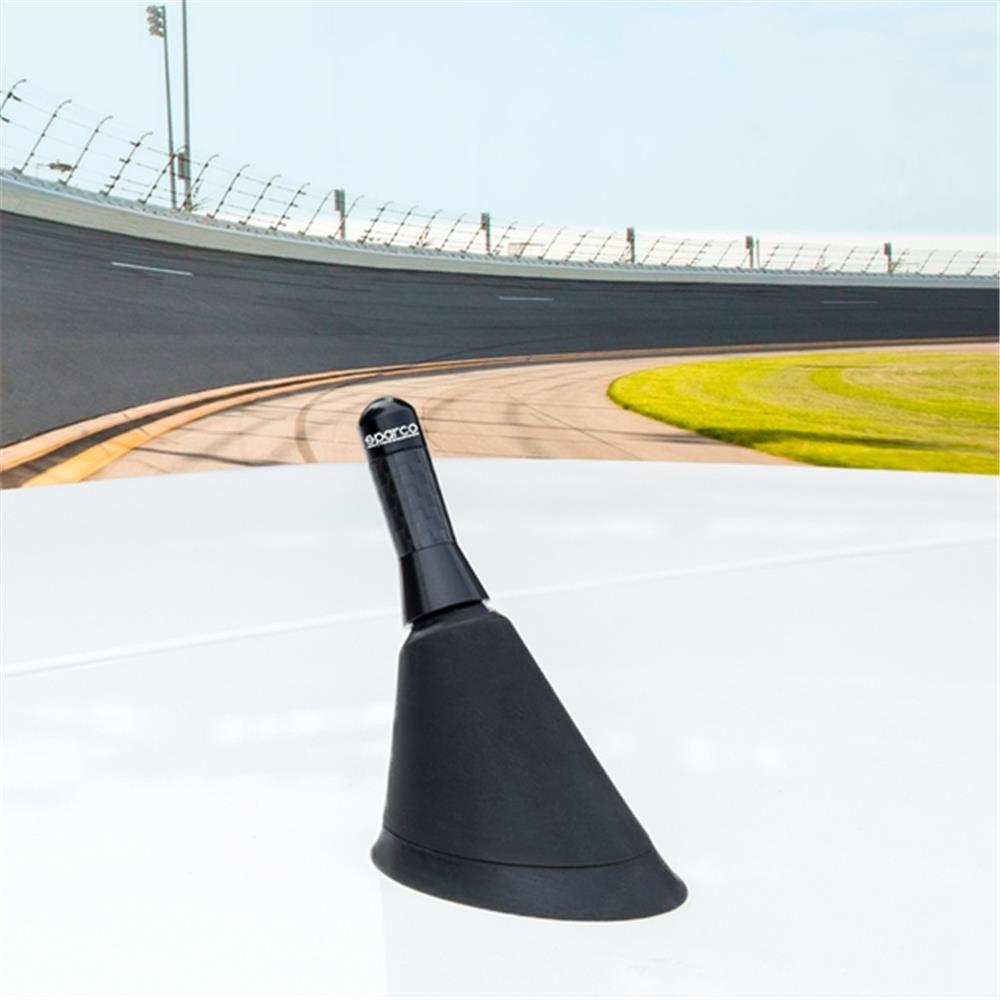 ANTENNE UNIVERSELLE COURTE NOIRE CARBONE SPARCO