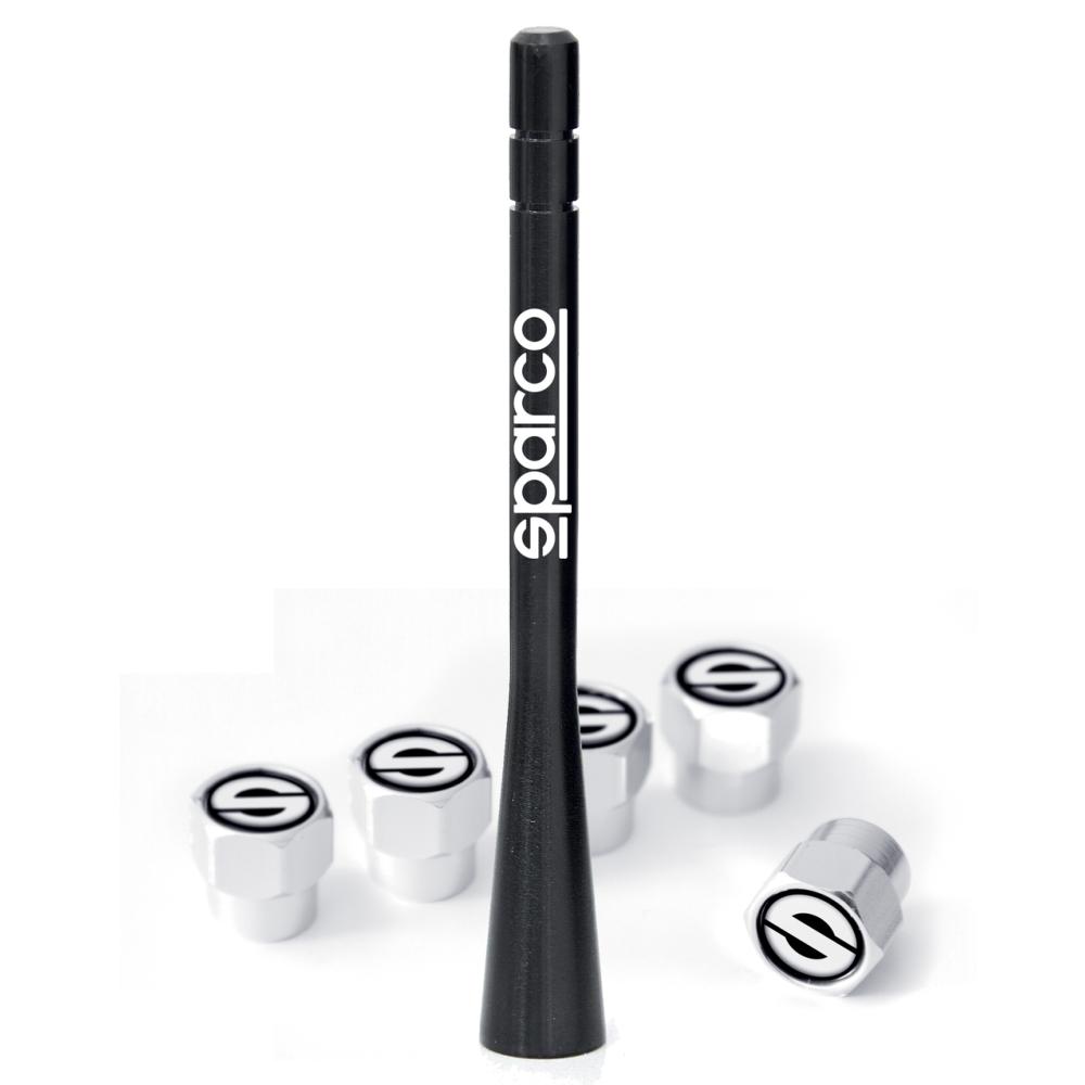 PACK ANTENNE +5 BOUCHONS DE VALVES SPARCO z