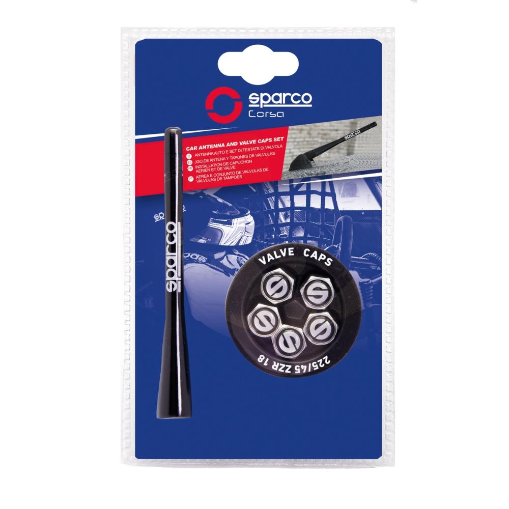 PACK ANTENNE +5 BOUCHONS DE VALVES SPARCO z