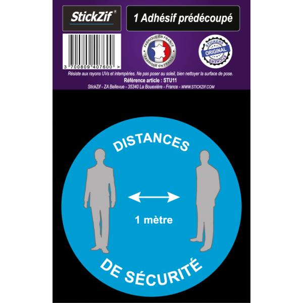 ADHESIF PRE DECOUPE DISTANCES DE SECURITE