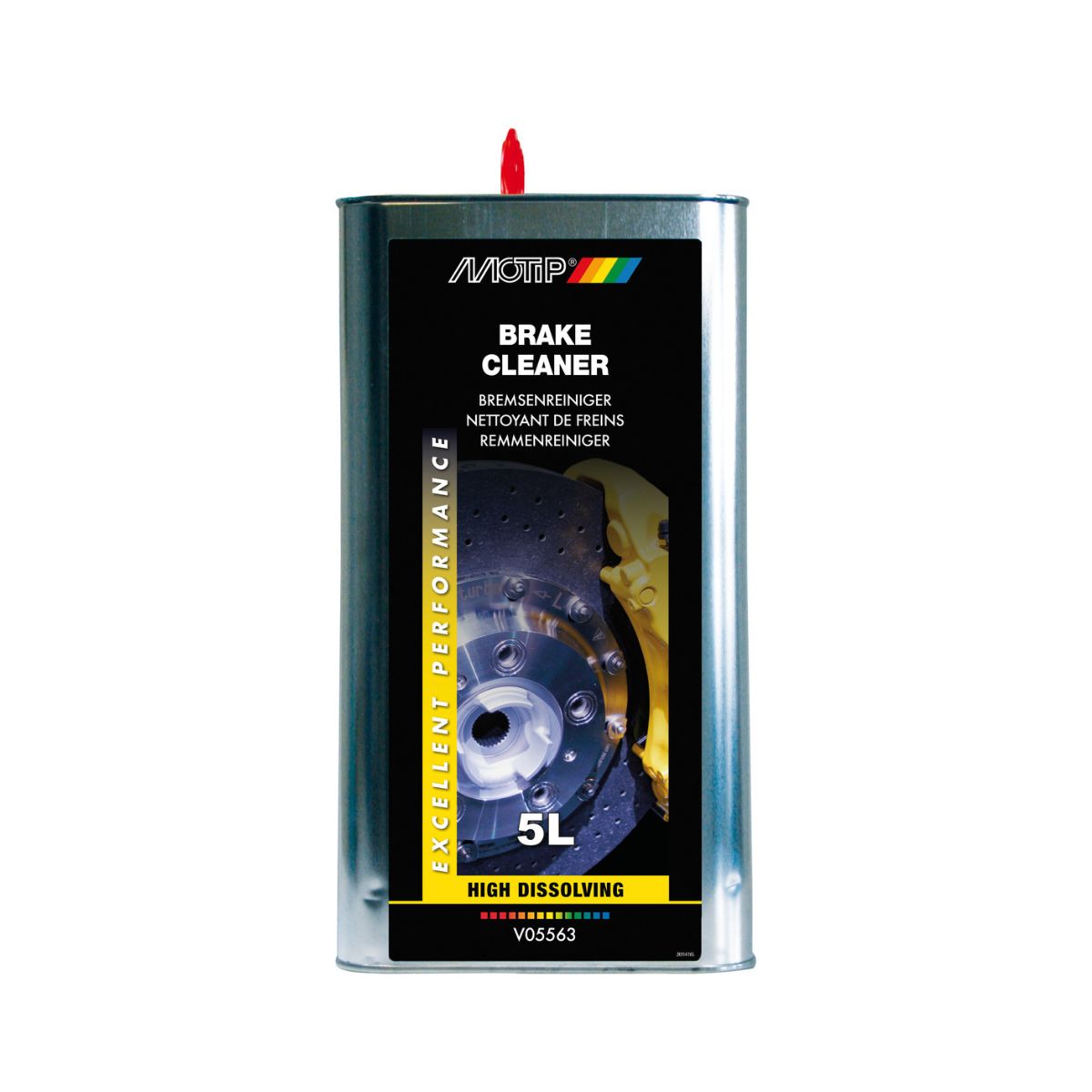 NETTOYANT FREINS POUR AEROSOL RECHARGEABLE MOTIP TECH 5 L