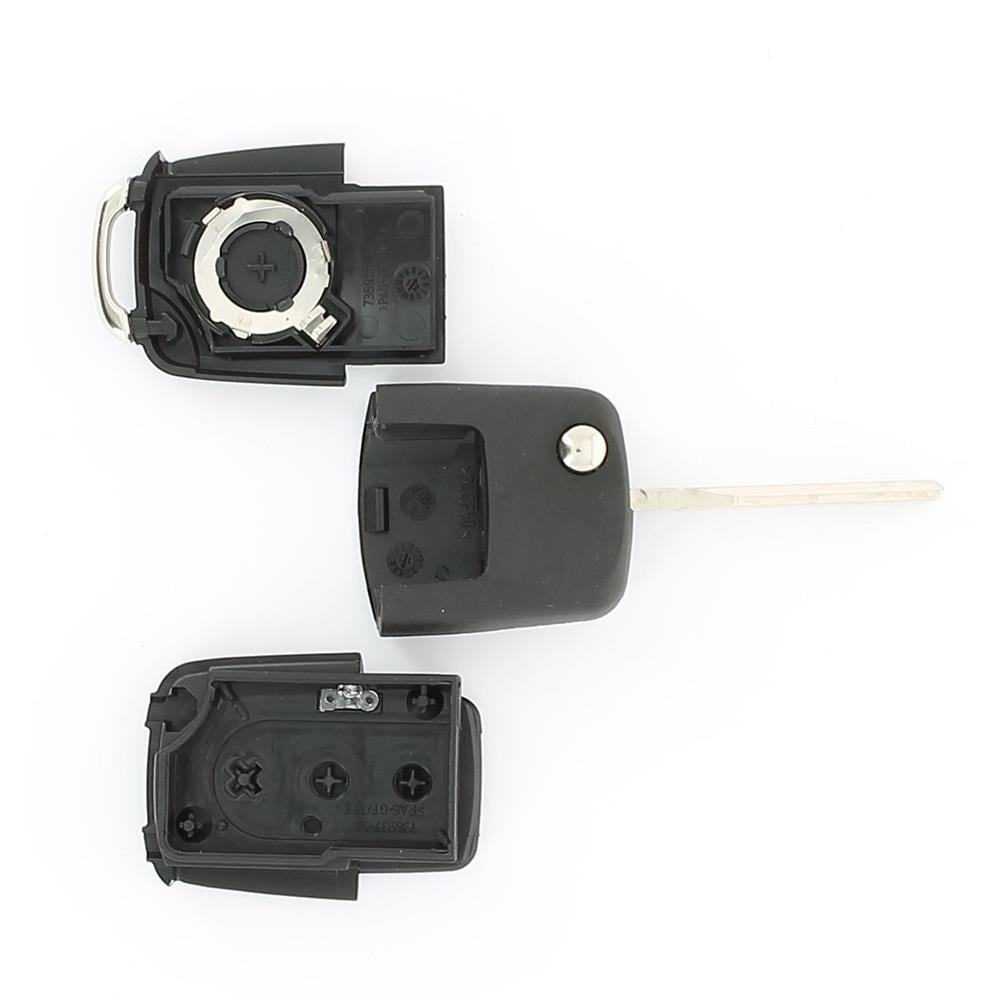 COQUE CLE ADAPTABLE VW 3 BOUTONS LAME FRAISEE RETRACTABLE 8MM