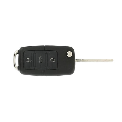 COQUE CLE ADAPTABLE VW 3 BOUTONS LAME FRAISEE RETRACTABLE 8MM