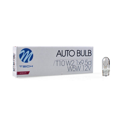 AMPOULE HALOGENE W5W T10 12V 5W (BOITE DE 10) MTECH