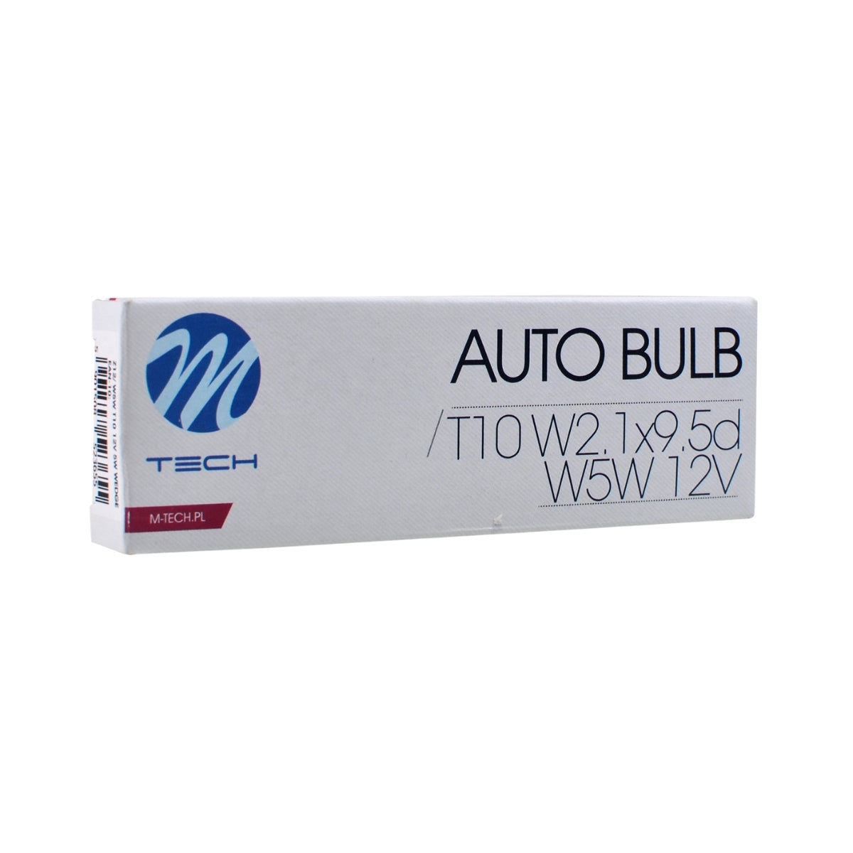 AMPOULE HALOGENE W5W T10 12V 5W (BOITE DE 10) MTECH