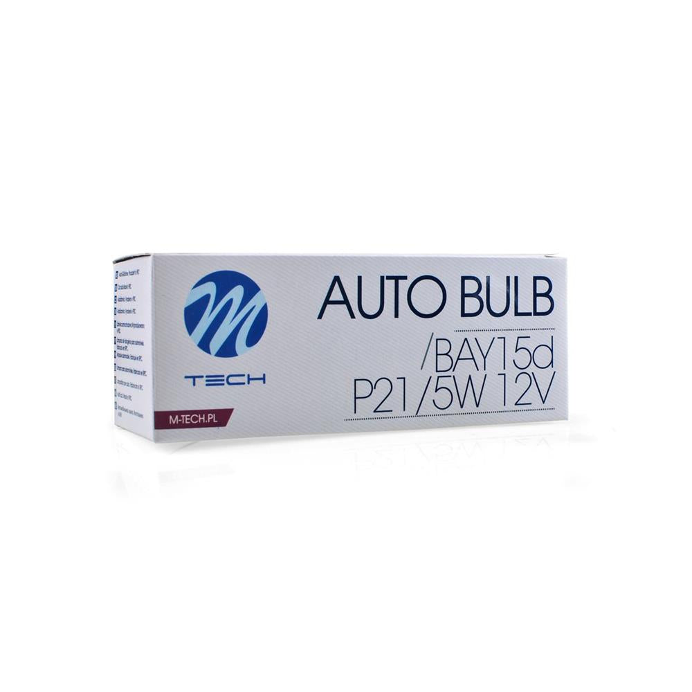AMPOULE HALOGENE P21/5W BAY15D 12V 21/5W (BOITE DE 10) MTECH