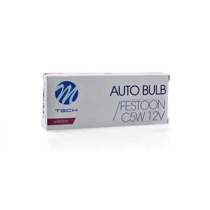 AMPOULE HALOGENE C5W SV8.5 (36MM) T11X36 12V 5W (BOITE DE 10) MTECH