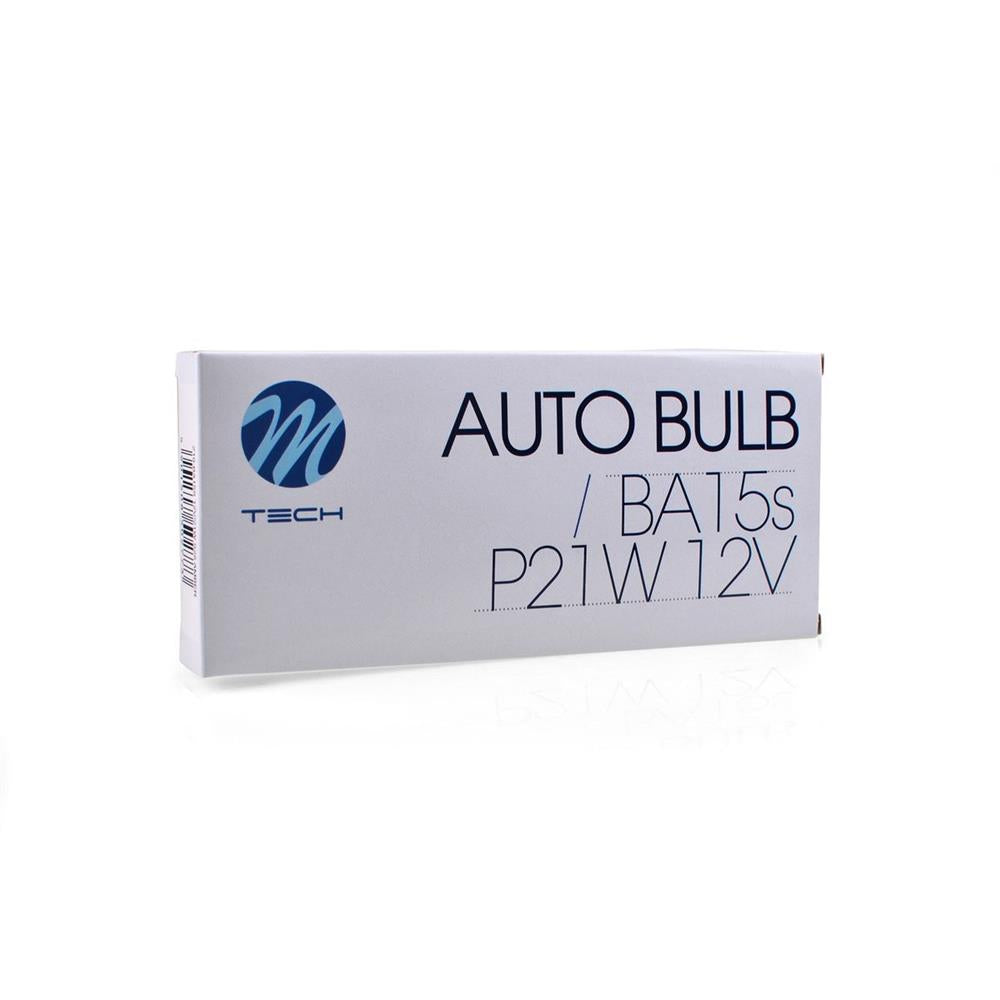 AMPOULE HALOGENE P21W (S25) BA15S 12V 21W ORANGE (BOITE DE 10) MTECH