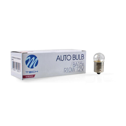AMPOULE HALOGENE G18 BA15S 12V 10W (BOITE DE 10) MTECH