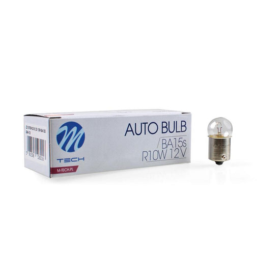 AMPOULE HALOGENE G18 BA15S 12V 10W (BOITE DE 10) MTECH