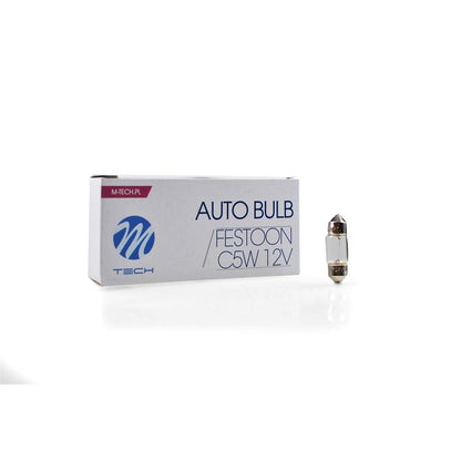 AMPOULE HALOGENE C5W SV8.5 (31MM) T11X31 12V 5W (BOITE DE 10) MTECH