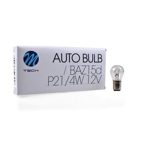 AMPOULE HALOGENE P21/4W BAZ15D 12V 21/4W (BOITE DE 10) MTECH